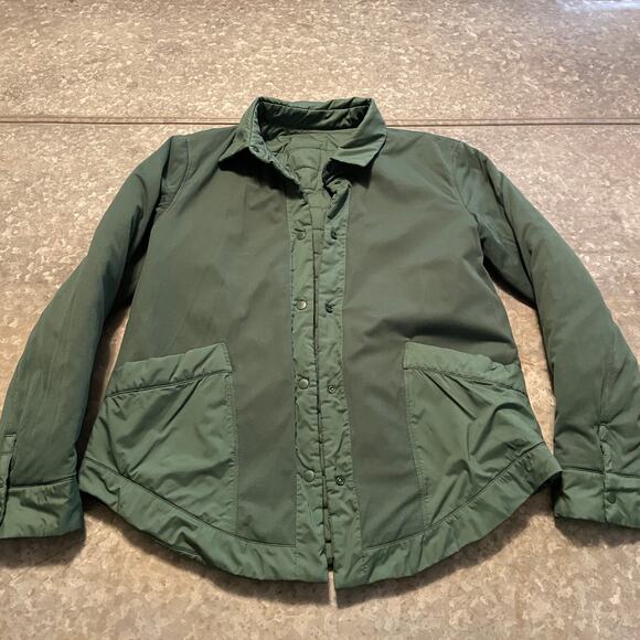 Lululemon Switch Please Shacket 4 Green Reversible Lightweight Puffer jacket - Picture 8 of 13